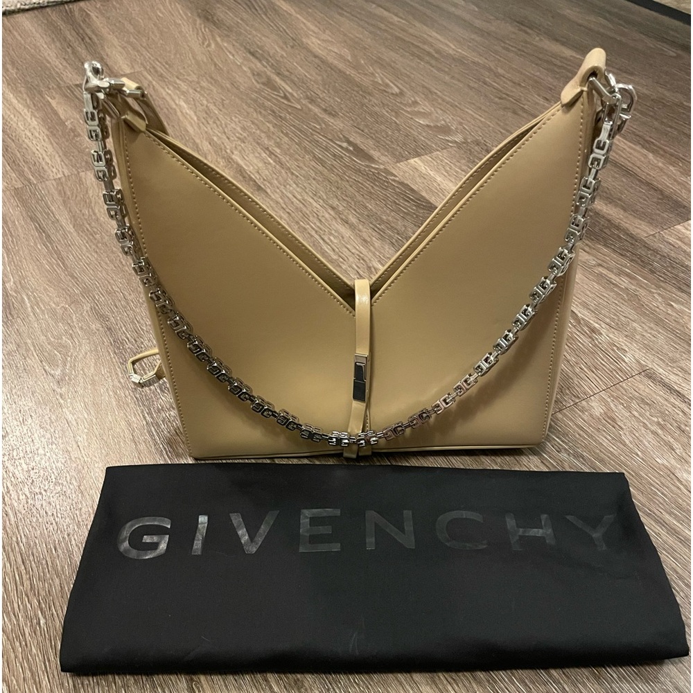 Givenchy Small Beige Cut Out Handbag